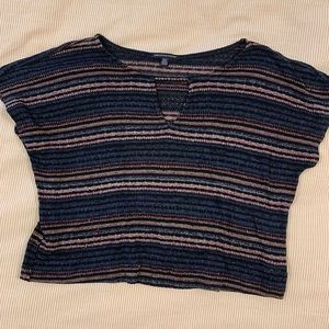 American Eagle cut out tee